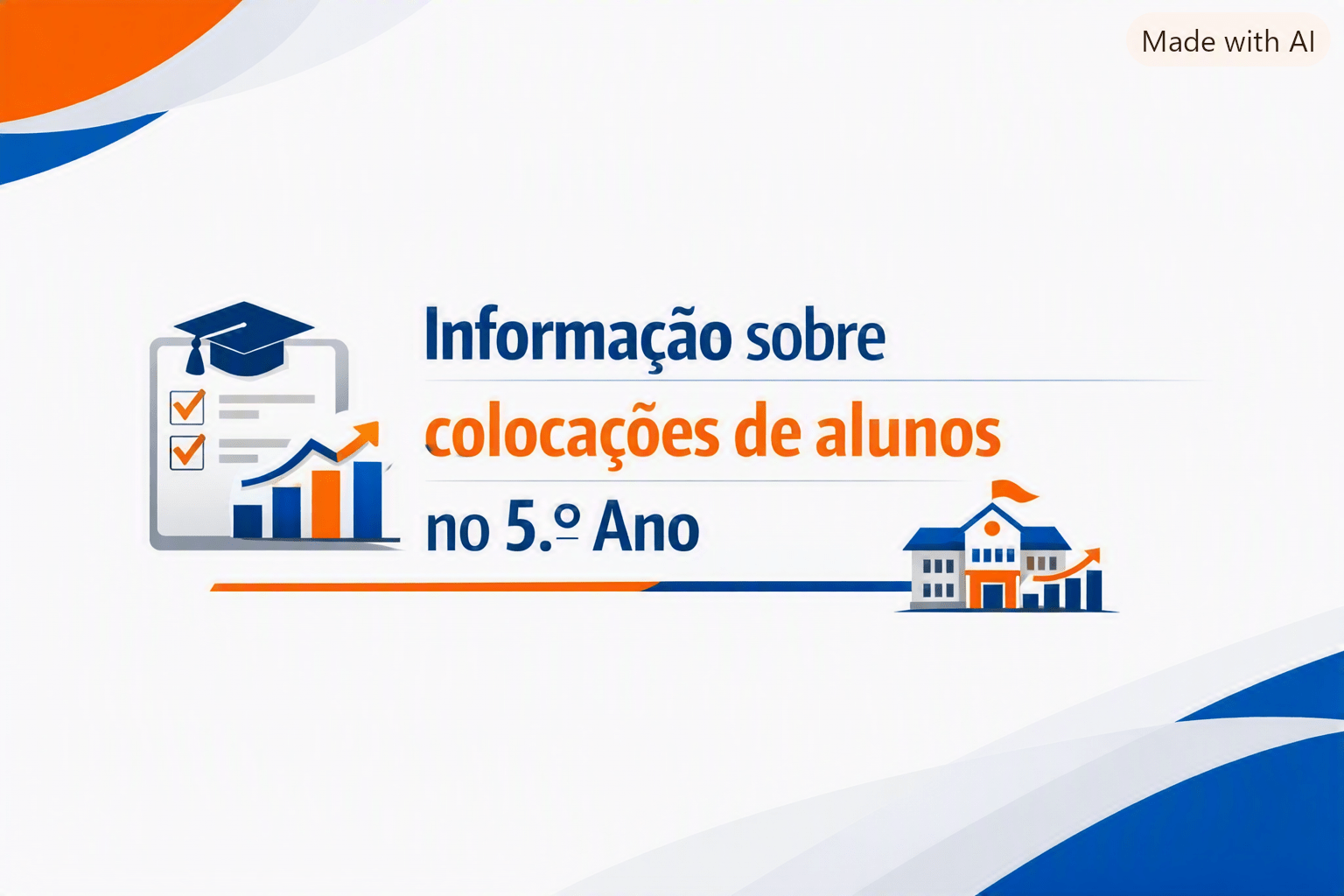 Colocações de alunos no 5.º ano